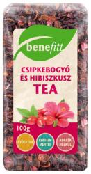 Benefitt csipkebogyó és hibiszkusz tea 100g - pingvinpatika