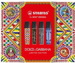 STABILO BOSS ORIGINAL DOLCE&GABBANA Edition 4 db-os szövegkiemelő készlet (70/4-1-102-1) - officedepot
