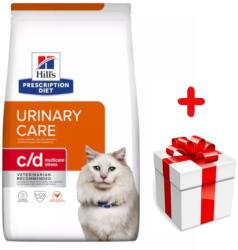 Hill's HILL'S PD Prescription Diet Feline c/d Urinary Stress 8kg + meglepetés a macskádnak INGYENES!
