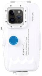 PULUZ Műanyag vízálló telefontok, iPhone 14 Plus/Pro Max/13 Pro Max/12 Pro Max/11 Pro Max (fehér) (PU9116W)