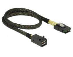Delock Mini SAS HD x 4 SFF 8643 Apa és Mini SAS x 4 36 Pin SFF 8087 Apa Kábel - 0, 5 m