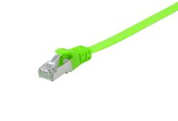 Equip U/FTP CAT6A Lapos Patch Kábel - 10 m, Zöld (607646)