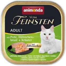 Animonda Vom Feinsten Adult Cat pulyka, csirke + gyógynövények 6 x 100 g