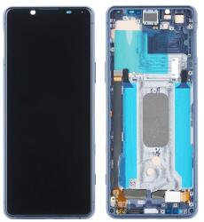 Sony A5024934A Gyári Sony Xperia 5 II kék LCD kijelző érintővel kerettel előlap (A5024934A)