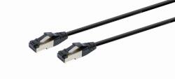 Cablexpert S/FTP CAT8 Patch Kábel - 15 m, Fekete (PP8-LSZHCU-BK-15M)