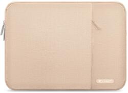  Laptop táska - Univerzális 15-16"-os tejeskávé színű zsebes laptop/tablet táska
