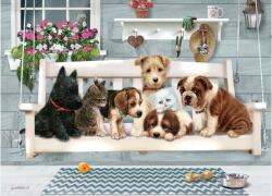 Cobble Hill 47006 - Porch Pals - 350 db-os Family puzzle (47006)