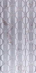 KAI Piesa decorativa rectificata, Marquina Print White 4376, 30X60cm, alb (3800745437614)