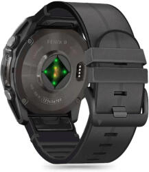 Tech-Protect Garmin Fenix 5X / 5X Plus / 6X / 6X Pro / 7X / 8 (51 mm) Szíj - Tech-Protect Silicone PU - Fekete (WR-178621)