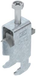 OBO Bettermann BS-H2-K-12 FT kengyeles bilincs 08-12mm merítetten tűzihorganyzott, DIN EN ISO 1461 (1186203) (1186203)