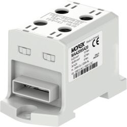 MOREK OTL95-2B Fővezetéki sorkapocs, 2xAl/Cu 6-95 mm2 / 3*1*24, 1500V, szürke, flexisínhez (MAA2095A20) (MAA2095A20)