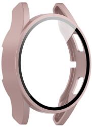 PC FULL COVER Capac din plastic cu sticlă pentru Samsung Galaxy Watch FE aur roz