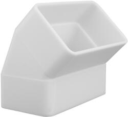 Dalap PVC függőleges könyökidom szögletes légcsatornákba 45°, 110x55 mm (705)