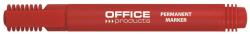 Office Products Marker permanent, varf 1-3 mm, rosu, OFFICE PRODUCTS (OF-17071211-04)