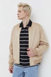 Abercrombie & Fitch bomber dzseki férfi, bézs, átmeneti - bézs S