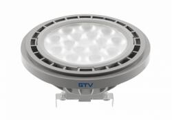 GTV LD-AR111WW13W40-15 LED FÉNYFORRÁS, A-G, AR111, 3000K, G53, 12, 5W, DC12V, 40°, 1100lm, szürke (LD-AR111WW13W40-15)