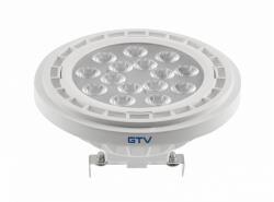 GTV LD-AR111NW13W40-00 LED FÉNYFORRÁS, A-G, AR111, 4000K, G53, 12, 5W, DC12V, 40°, 1250lm, fehér (LD-AR111NW13W40-00)