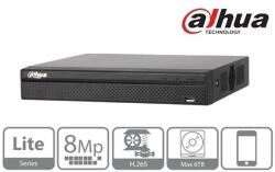 Dahua NVR2104HS-P-4KS2 4 csatorna/H265/80Mbps rögzítés/1x Sata/4x PoE hálózati rögzítő(NVR) (NVR2104HS-P-4KS2)