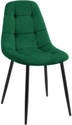 AKORD AKORD SJ. 1 Bársony Étkezőszék Palackzöld (AKO-CSJ-1-BG)