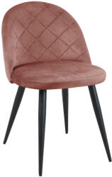 AKORD AKORD SJ. 077 Steppelt Bársony Étkezőszék Rózsaszín CSJ. 077-P (AKO-CSJ-077-P)