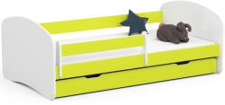 AKORD AKORD Smile Gyerekágy Laminált Lime 180x90 Matraccal (AKO-LOZDZSMILE180L)