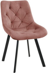 AKORD AKORD SJ. 33 Tűzött Bársony Étkezőszék Púderrózsaszín (AKO-CSJ-33-PP)