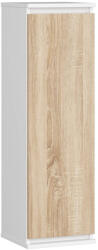 AKORD Furniture Factory AKORD CLP Fali Vitrin W30 Laminált Fehér-Sonoma (AKO-OP0CLPW30BIASON)