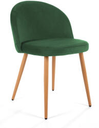 AKORD AKORD SJ. 075 Bársony Étkezőszék Palackzöld (AKO-CSJ-075-BG)