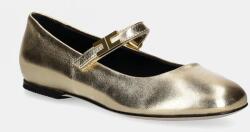 Elisabetta Franchi gyerek balerina bőrből sárga, F4A3. E0094.0243 - arany 38