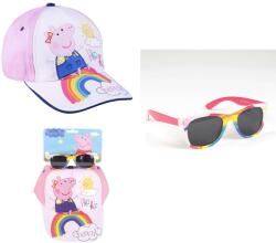 Peppa Pig Peppa Pig baseball sapka 400 UV szűrős napszemüveggel 3-6 év