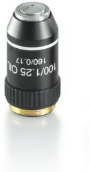 KERN & SOHN OBB-A1480 100 x / 1, 25 W. D. (0, 07 mm) akromatikus mikroszkóp objektív lencse (OBB-A1480)