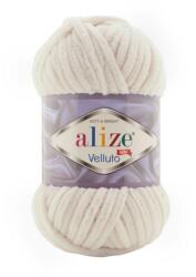 alize Velluto 599 - csont (zsenília fonal, 100g, 68m) (18247)