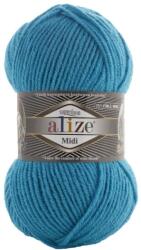  Superlana Midi 484 - türkiz (25% gyapjú, 75% akril, 170m, 100g) (1784)