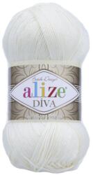 alize Diva 1055 - cukor fehér (akril fonal) (630)