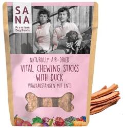 SANADOG SANA Vital Sticks fogtisztító rúd - Kacsa és Marhabőr 150g