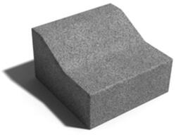 Leier Hungária Kft Leier Kiemelt útszegélykő 24x15/12x25 szürke (T/01105)