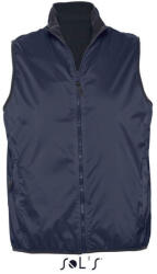 SOL'S SO44001 SOL'S WINNER - UNISEX CONTRASTED REVERSIBLE BODYWARMER (so44001nv-xs)