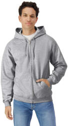 Gildan GISF600 SOFTSTYLE® MIDWEIGHT FLEECE ADULT FULL ZIP HOODED SWEATSHIRT (gisf600sp-s)