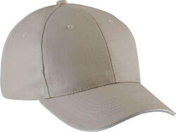 K-UP KP153 SANDWICH PEAK CAP - 6 PANELS (kp153be/wh-u)
