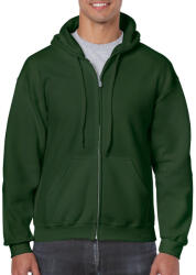 Gildan GI18600 HEAVY BLEND ADULT FULL ZIP HOODED SWEATSHIRT (gi18600fo-s)
