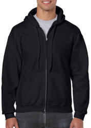 Gildan GI18600 HEAVY BLEND ADULT FULL ZIP HOODED SWEATSHIRT (gi18600bl-xl)