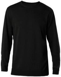 Kariban Férfi kereknyakú keskeny szabású pulóver, Kariban KA967, Black-4XL (ka967bl-4xl)