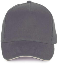 K-UP KP189 5 PANELS COTTON SANDWICH CAP (kp189sl/lgr-u)