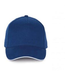 K-UP KP189 5 PANELS COTTON SANDWICH CAP (kp189ro/wh-u)