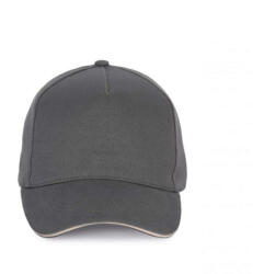 K-UP KP189 5 PANELS COTTON SANDWICH CAP (kp189dgr/lgr-u)