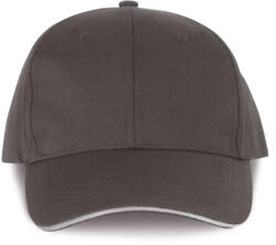 Designed To Work WKP145 OEKOTEX CERTIFIED 6 PANELS CAP WITH SANDWICH PEAK (wkp145dgr/lgr-u)