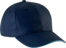 K-UP KP153 SANDWICH PEAK CAP - 6 PANELS (kp153nv/sb-u)