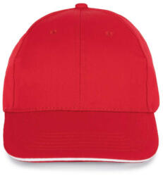 K-UP KP153 SANDWICH PEAK CAP - 6 PANELS (kp153re/wh-u)