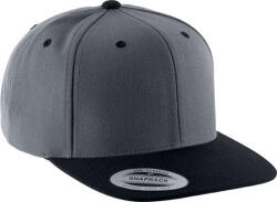 K-UP KP910 FLAT PEAK CAP - 6 PANELS (kp910dg/bl-u)