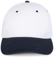 K-UP KP188 6 PANELS COTTON CAP (kp188wh/nv-u)